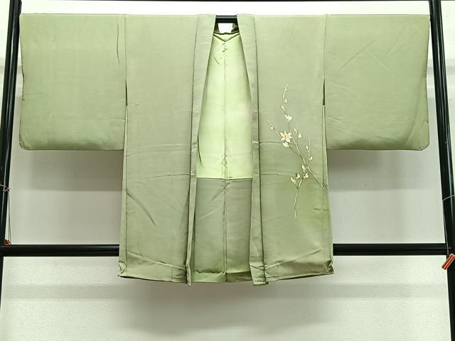 平和屋着物＃羽織　作家物　ろうけつ染　枝花文　正絹　逸品　CABH3225ua｜平和屋