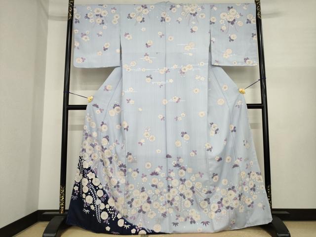 長閑やかさ屋御召しもの●短い訪問着 辻が花 洗える御召しもの 未当てはめる AABI6864ck