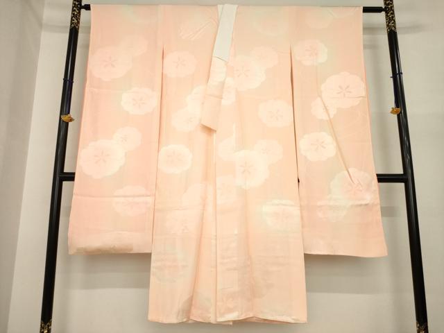 平和屋着物●振袖用長襦袢　袷　舞花地紋　暈し染め　正絹　逸品　AABI6884ck｜平和屋 9,100円