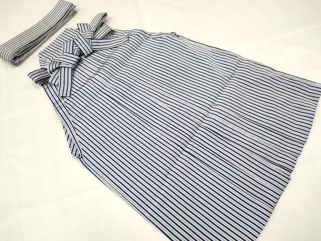 長閑やかさ屋御召しもの[]お坊っちゃん ちびっ子 行灯袴・帯・小物書き割り 抜け道 DABE7163ma
