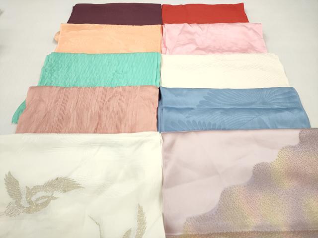 平和屋着物★和装小物 帯揚げ10枚セット 丹後ちりめん 正絹 逸品 DABG6489xg|平和屋