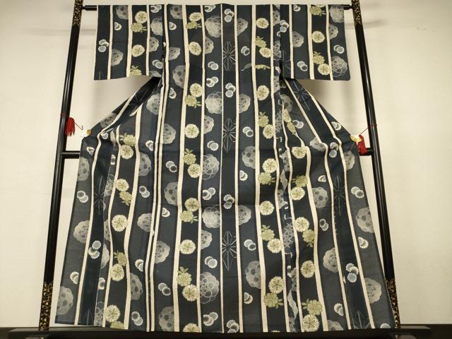 平和屋着物∴夏物 浴衣 綿絽 花間道 手縫い 綿 逸品 AABK2617jd|平和屋