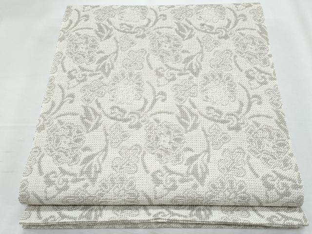 平和屋着物*夏物 八寸名古屋帯 花唐草文 正絹 逸品 CABI5858fb|平和屋