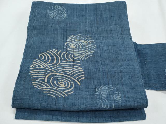 平和屋着物＊夏物 九寸名古屋帯 立波文 麻 逸品 CABI5971fb｜平和屋 13,509円