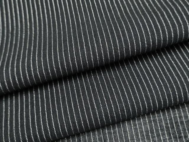 平和屋着物*夏物 お召 紗 間道 黒地 正絹 逸品 CABJ4805hy|平和屋