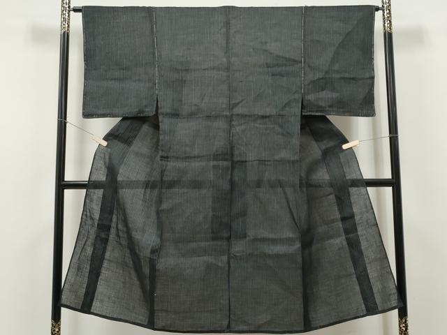 平和屋着物*夏物 男性 上布 縞 麻 逸品 CABJ4819hy|平和屋