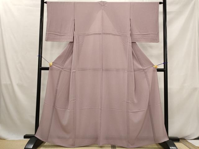 平和屋着物＊夏物　小紋　絽縮緬　霞文　正絹　逸品　AABK2831st｜平和屋