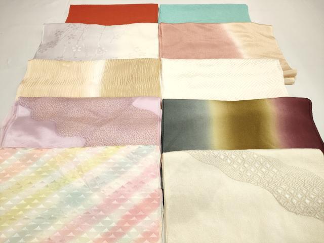平和屋着物★和装小物　帯揚げ10枚セット　正絹　逸品　DABI0014xg｜平和屋