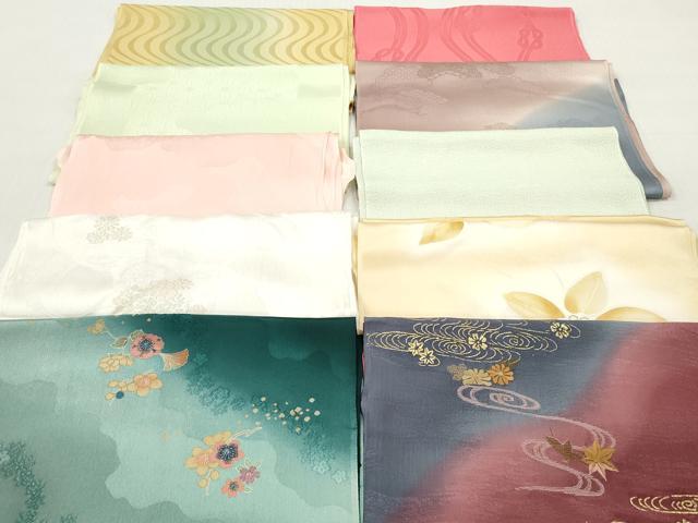 平和屋着物★和装小物　帯揚げ10枚セット　正絹　逸品　DABI0054xg｜平和屋
