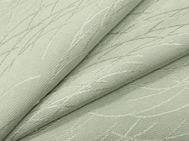 平和屋着物●上質な色無地 芝草地紋 白緑色 正絹 逸品 未使用 CABG4544gh|平和屋