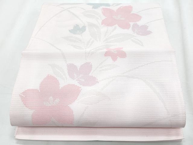 平和屋着物＊夏物　八寸名古屋帯　桔梗　CABJ4566fb｜平和屋