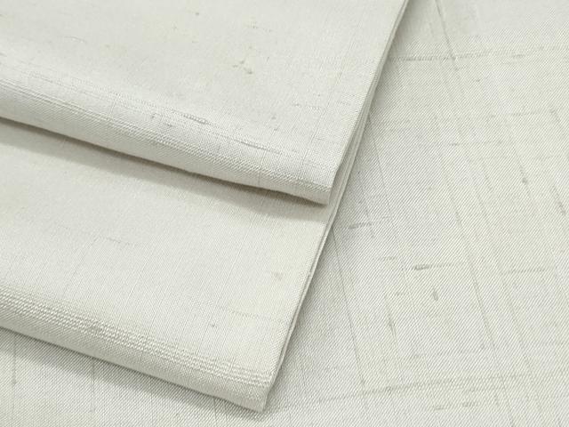 平和屋着物●上質な紬 色無地 灰黄緑色 正絹 逸品 CABH3791th|平和屋