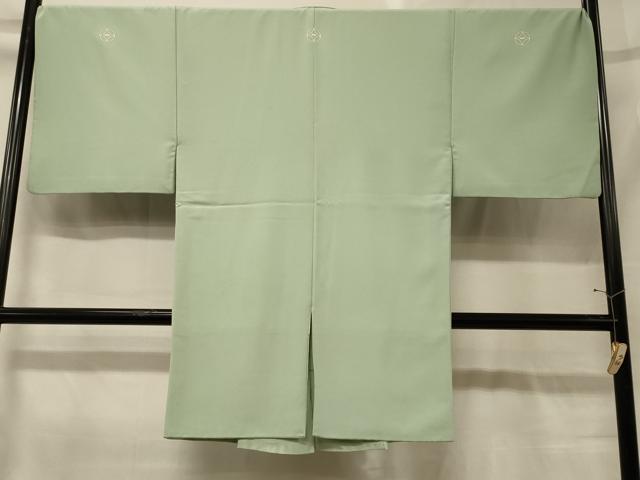 平和屋着物＃男性　長羽織　色紋付き　若芽色　正絹　逸品　CABG8309in｜平和屋 10,140円