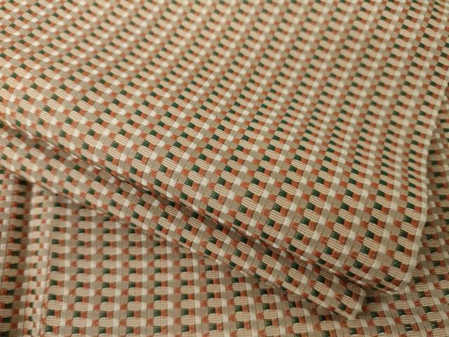 平和屋着物●お召 幾何学文様 正絹 逸品 AABI9682ck|平和屋