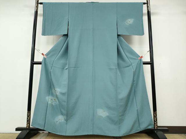 平和屋着物●訪問着 駒刺繍 竹垣流水枝花文 金彩 正絹 逸品 CABH2479ut|平和屋