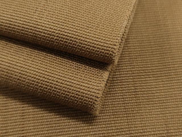 平和屋着物●男性 本場筑前博多織 角帯 灰茶色 正絹 逸品 CABF0296ak|平和屋