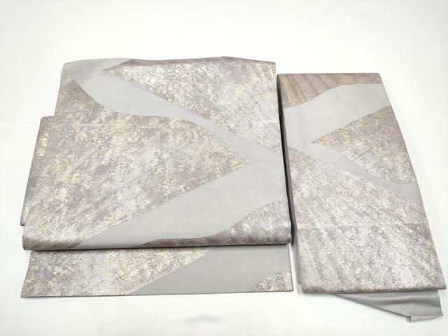 平和屋着物●西陣　川島織物　つけ帯　霞文　金彩　引箔　正絹　逸品　CABH5082hy｜平和屋