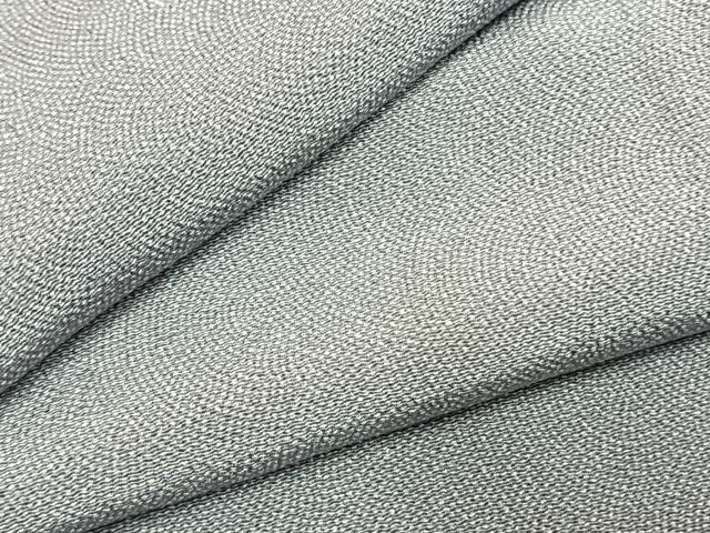 平和屋着物●江戸小紋　鮫小紋柄　鬼しぼ縮緬　正絹　逸品　AABI9251fy｜平和屋