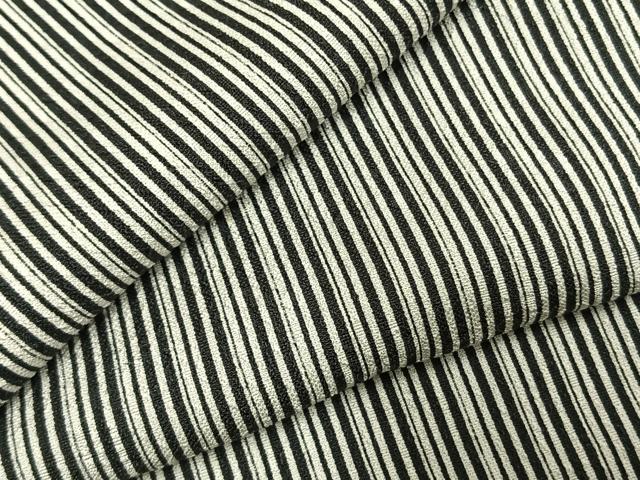 平和屋着物●上質な小紋 縞 正絹 逸品 AABI9181fy|平和屋