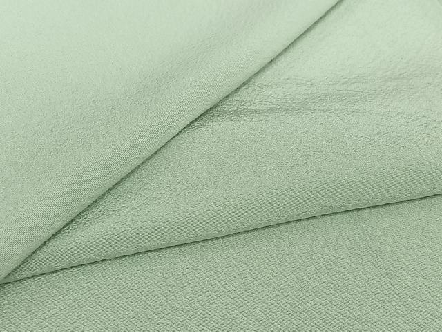平和屋着物▽上質な色無地 単衣 白緑色 正絹 逸品 AABJ1678jh|平和屋