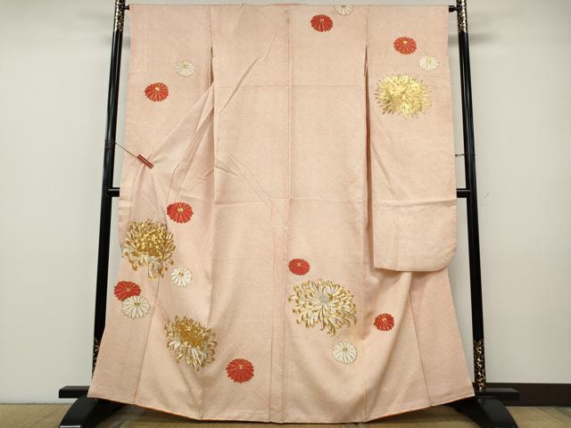 平和屋着物●豪華振袖　駒刺繍　絞り　乱菊　舞花文　正絹　逸品　CABI9787ut｜平和屋