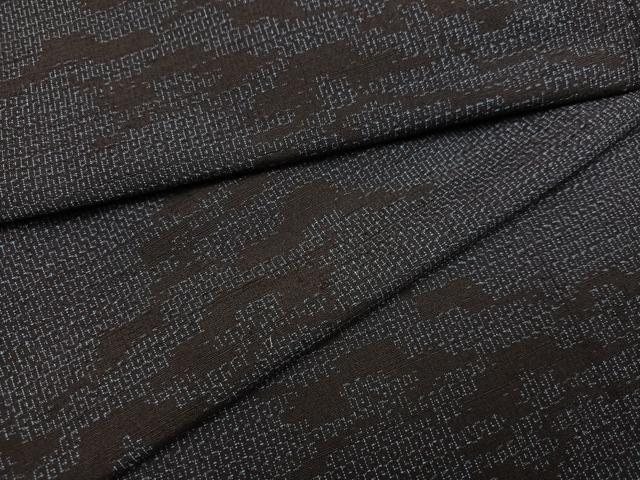 平和屋着物●結城紬　100亀甲　松　正絹　逸品　AABJ3034ph｜平和屋