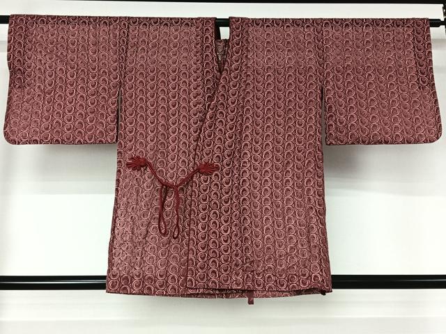 平和屋着物▽道中着 スリーシーズン 春夏秋 塵除け 幾何学文様 AABJ3468jh|平和屋