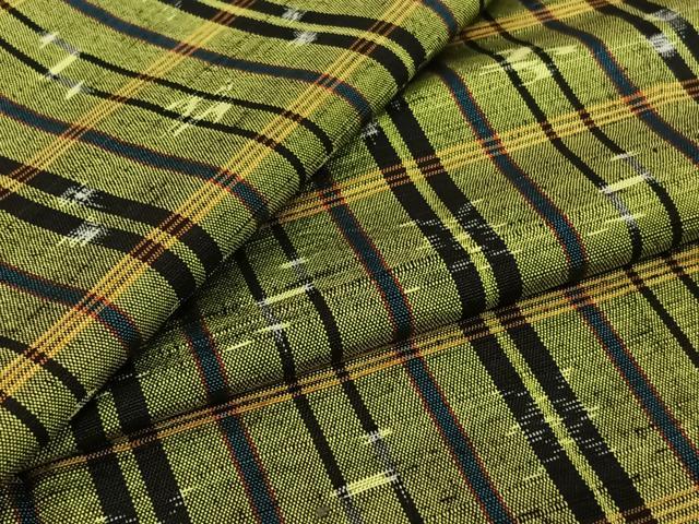 平和屋着物▽上質な紬　単衣　琉球絣　正絹　逸品　AABJ3479jh｜平和屋 24,336円