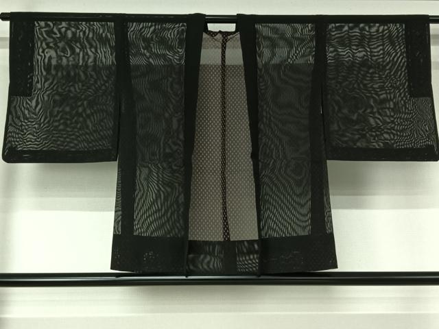 平和屋着物▽羽織　スリーシーズン　春夏秋　塵除け　黒地　正絹　逸品　AABJ3455jh｜平和屋 18,980円