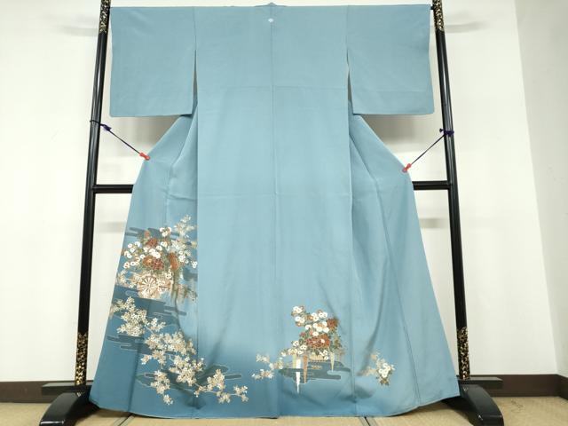 平和屋着物●豪華色留袖 花車文 暈し染め 金彩 正絹 逸品 DABF1816ud|平和屋