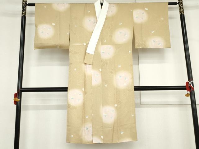 平和屋着物●長襦袢 無双仕立て 蔦の葉文 暈し染め やまと誂製 正絹 逸品 AABJ3757cs|平和屋