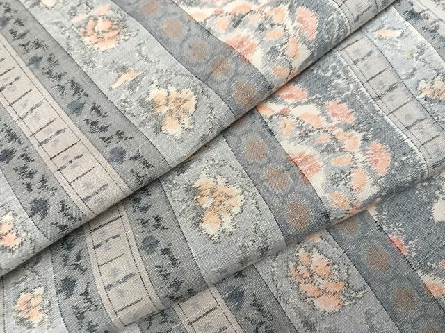 平和屋着物●小千谷紬 花間道 正絹 逸品 未使用 AABJ3060ph|平和屋