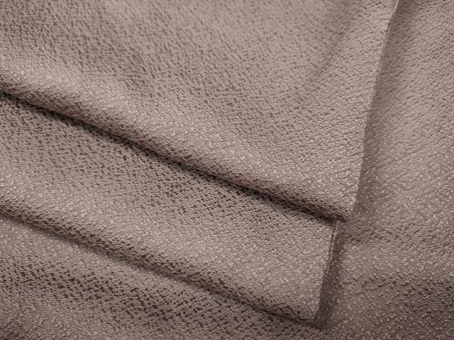 平和屋着物●上質な色無地 菱地紋 梅鼠色 正絹 逸品 CABH9725ut|平和屋