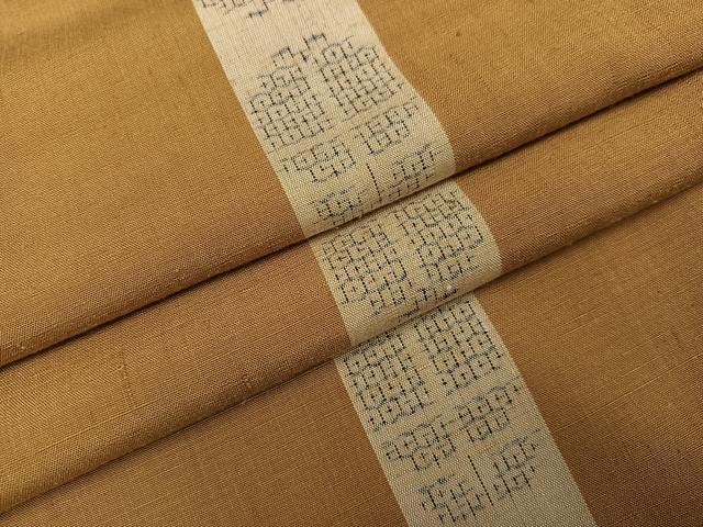 平和屋着物●結城紬 間道 さが美扱い 正絹 逸品 AABJ3954ph|平和屋