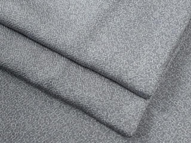 平和屋着物●江戸小紋 唐草文 鬼しぼ縮緬 正絹 逸品 CABI2152yc|平和屋