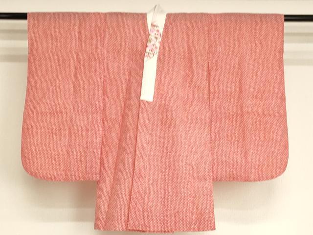 平和屋着物∵女の子　子供　長襦袢　単衣　鹿の子文　半衿刺繍　AABJ5279ja｜平和屋