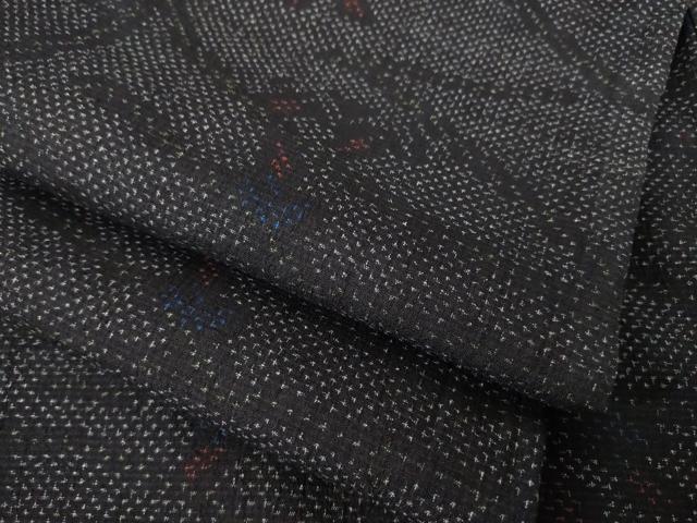 平和屋着物●結城紬　枝蕾　三越扱い　正絹　逸品　AABJ6753ck｜平和屋