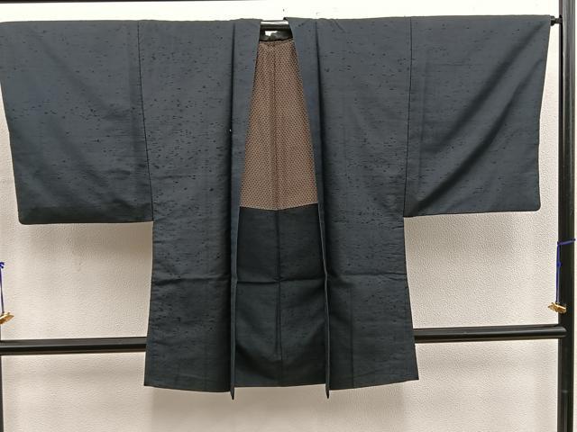 平和屋着物＃男性　羽織　紬　蝋色　正絹　逸品　BAAX5200mz｜平和屋 21,450円