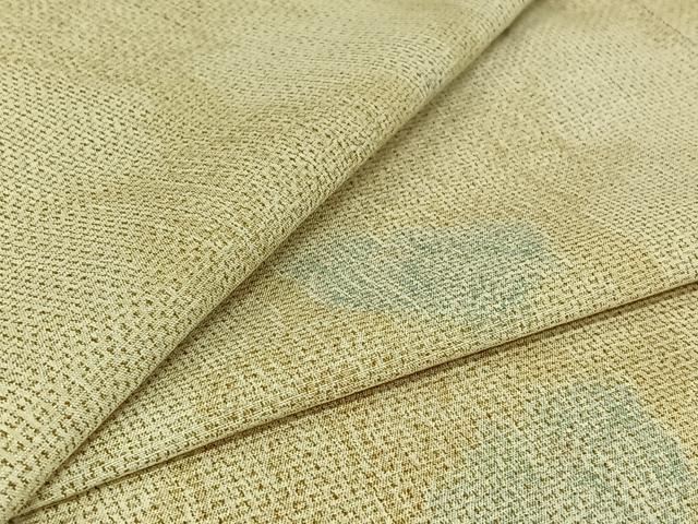 平和屋着物▽上質な紬 単衣 舞花文 正絹 逸品 AABJ0259jh|平和屋