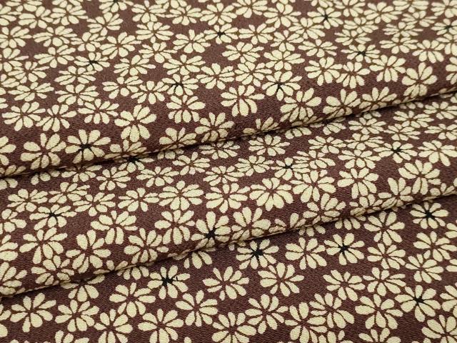 平和屋着物▽上質な小紋 単衣 小花尽くし文 正絹 逸品 DABF8890sf|平和屋