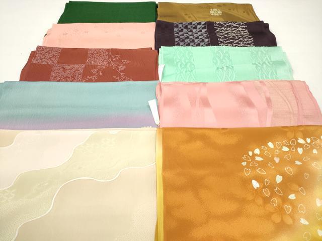 平和屋着物★和装小物　帯揚げ10枚セット　丹後ちりめん　正絹　逸品　未使用　DABI0294xg｜平和屋