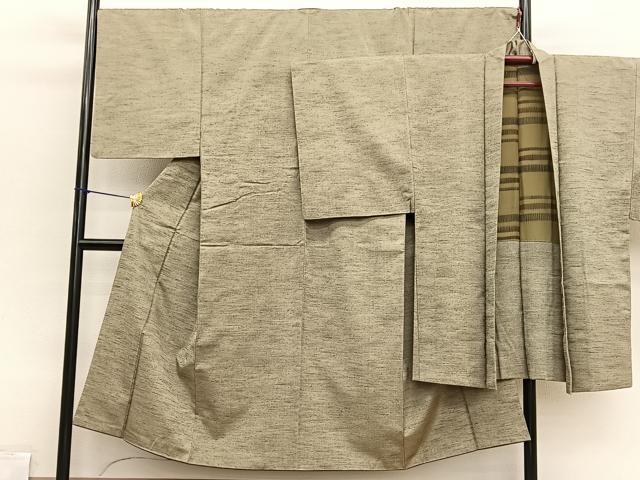 平和屋着物●男性　紬　アンサンブル　霞文　正絹　逸品　BAAX2873hv｜平和屋