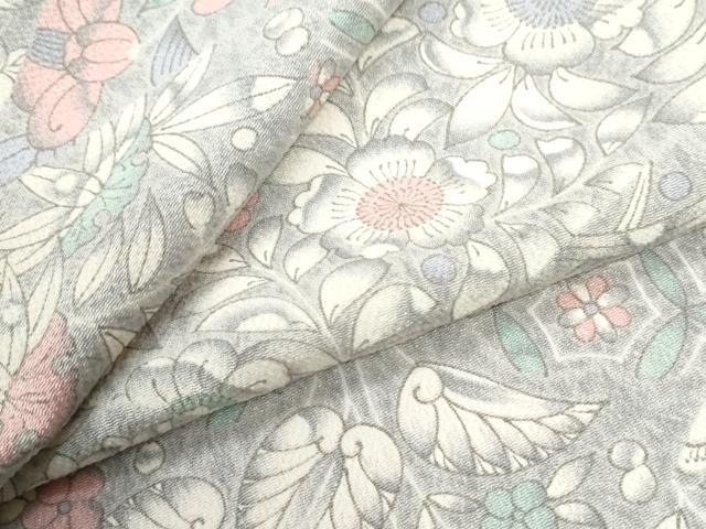 平和屋着物●上質な小紋　辻が花　鬼しぼ縮緬　正絹　逸品　未使用　CABI2496yc｜平和屋 27,300円