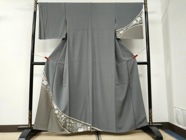平和屋着物●訪問着　葡萄蔦の葉文　金彩　鈴乃屋扱い　正絹　逸品　未使用　CABI3237yc｜平和屋