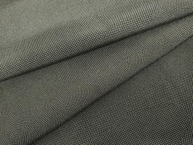 平和屋着物●江戸小紋　吉祥文　黒地　正絹　逸品　AABL1119cs｜平和屋