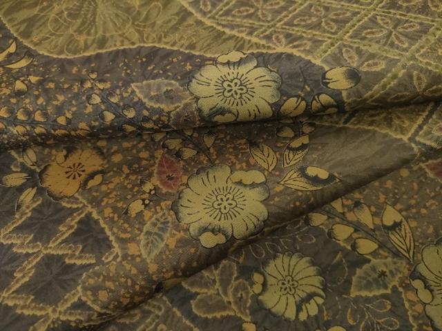 平和屋着物●本場大島紬　染大島　辻が花　正絹　逸品　AABK1747cs｜平和屋