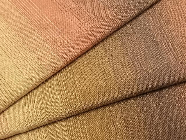 平和屋着物●上質な紬　間道　正絹　逸品　AABJ4282fy｜平和屋