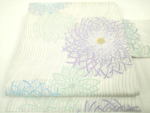 楽天市場】平和屋本店□極上 世界的友禅作家 千地泰弘 九寸名古屋帯  