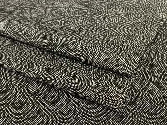 楽天市場】平和屋2□極上 江戸小紋 超極鮫小紋 作家物 黒地 反端付き