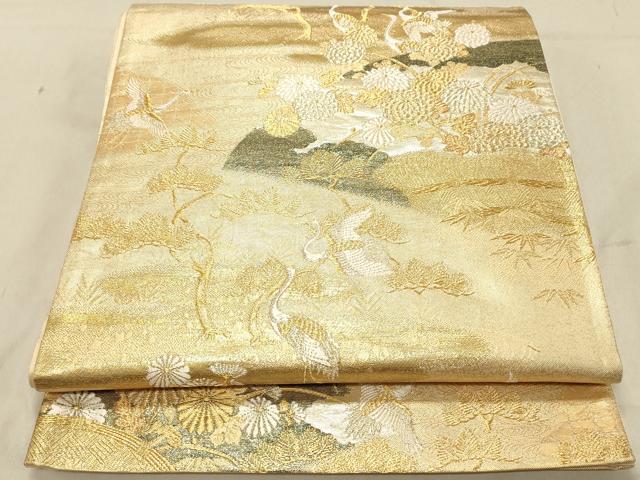 楽天市場】平和屋着物◎佐賀錦 六通柄袋帯 唐織 花車文 金銀糸 正絹